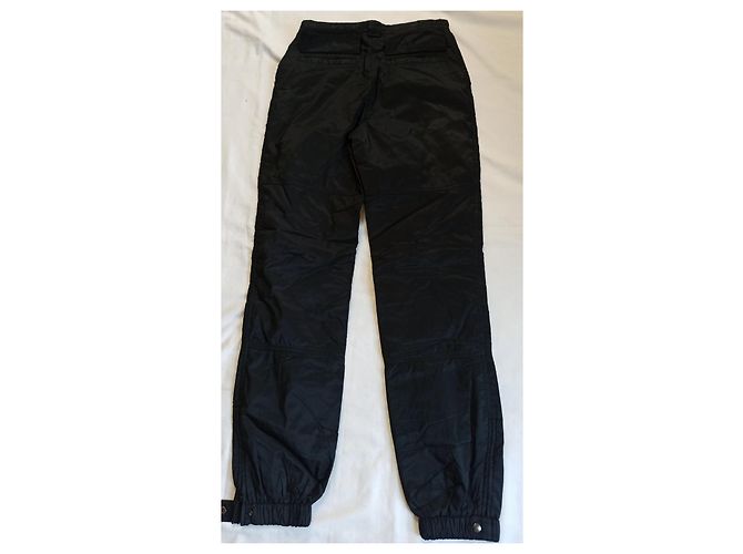 Calça Moschino Cheap And Chic Preta Acolchoada Impermeável Preto - vista 2
