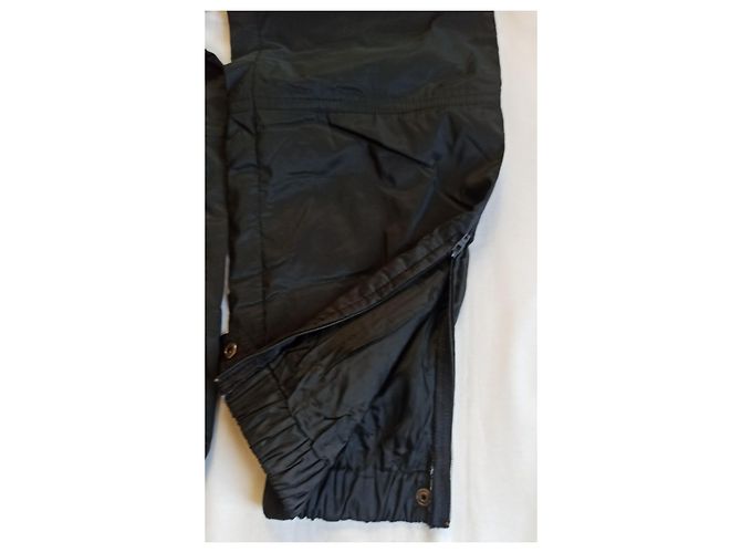 Calça Moschino Cheap And Chic Preta Acolchoada Impermeável Preto - vista 4