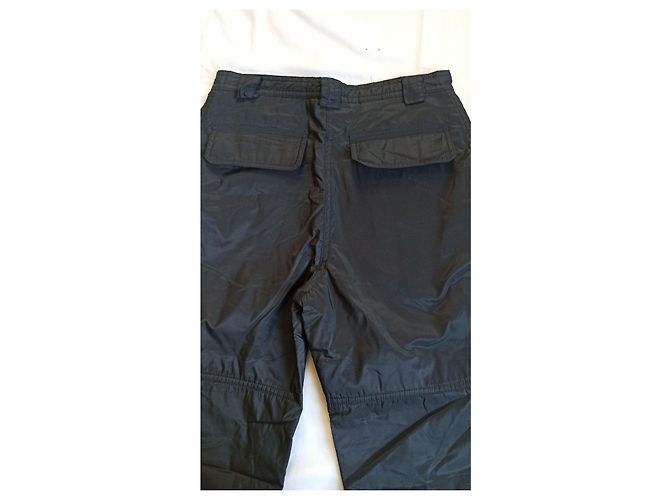 Calça Moschino Cheap And Chic Preta Acolchoada Impermeável Preto - vista 5