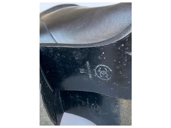 Chanel Reitstiefel Schwarz - Ansicht 4
