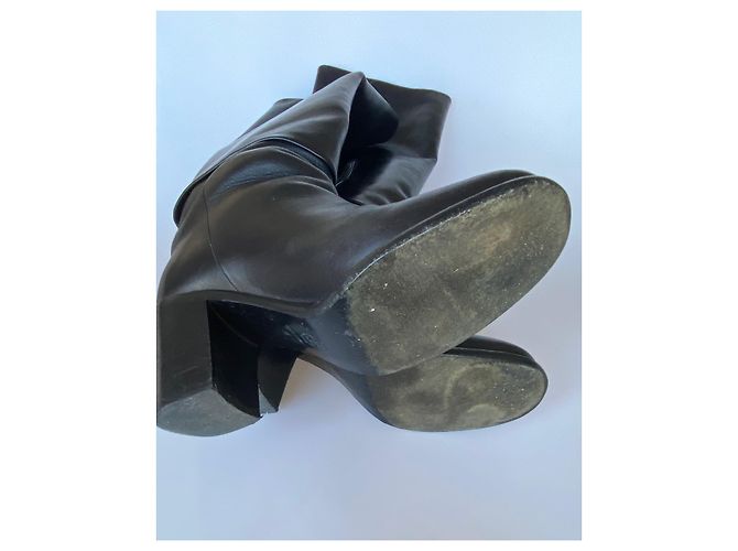 Chanel Reitstiefel Schwarz - Ansicht 5