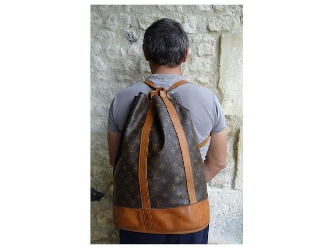 Randonnee Louis Vuitton Zaini Marrone - vista 8