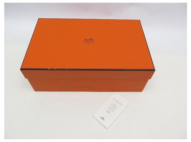 Hermès SCARPE DERBY HERMES 39 SCARPE IN PELLE MARRONE CANGURO - vista 8