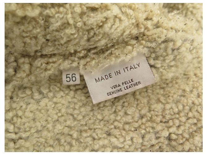 ABRIGO ARNYS TALLA LARGA 56 ABRIGO LARGO DE BORRILLA DE PIEL MARRÓN XL Castaño - vista 3