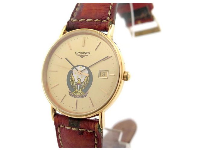 RELÓGIO LONGINES4.636.2 quartzo ct 33 MM EM AÇO PALÁDIO E COURO DE RELÓGIO DE AÇO - vista 2
