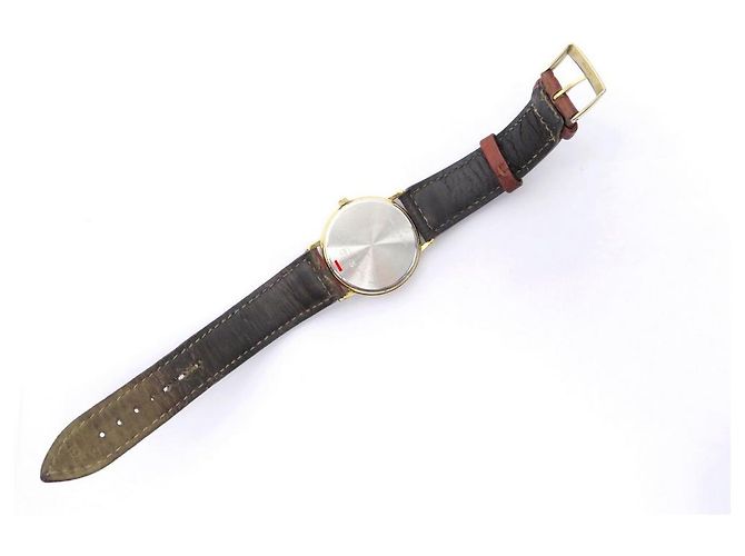 RELÓGIO LONGINES4.636.2 quartzo ct 33 MM EM AÇO PALÁDIO E COURO DE RELÓGIO DE AÇO - vista 3