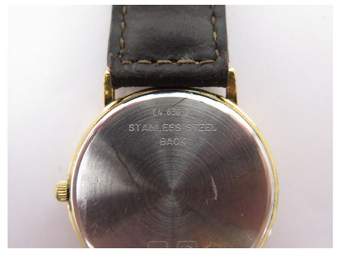 RELÓGIO LONGINES4.636.2 quartzo ct 33 MM EM AÇO PALÁDIO E COURO DE RELÓGIO DE AÇO - vista 5