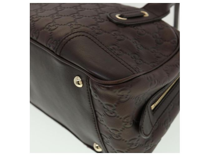 GUCCI GG Canvas Borsa A Tracolla Guccissima Marrone Auth am3101 - vista 16