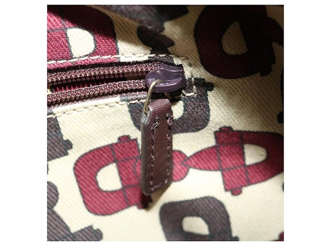 GUCCI GG Canvas Borsa A Tracolla Guccissima Marrone Auth am3101 - vista 21