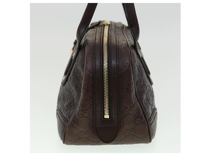 GUCCI GG Canvas Borsa A Tracolla Guccissima Marrone Auth am3101 - vista 3
