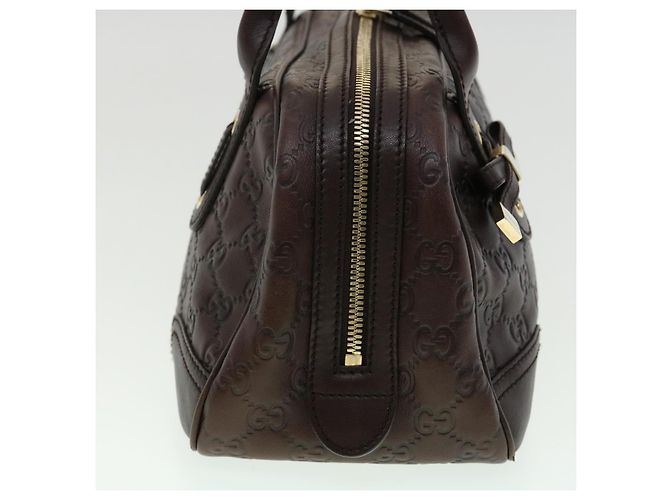 GUCCI GG Canvas Borsa A Tracolla Guccissima Marrone Auth am3101 - vista 4