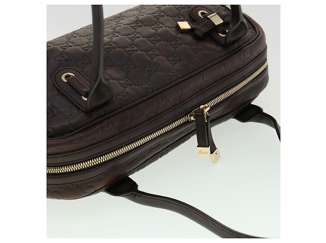 GUCCI GG Canvas Borsa A Tracolla Guccissima Marrone Auth am3101 - vista 6