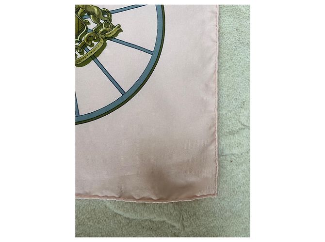 Hermès Seidentuch Springs rosa 90 cm Pink - Ansicht 4