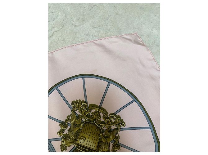 Hermès Seidentuch Springs rosa 90 cm Pink - Ansicht 8