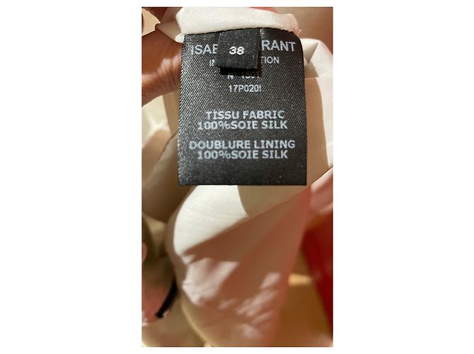 Falda de seda Isabel Marant Marfil Crema - vista 6