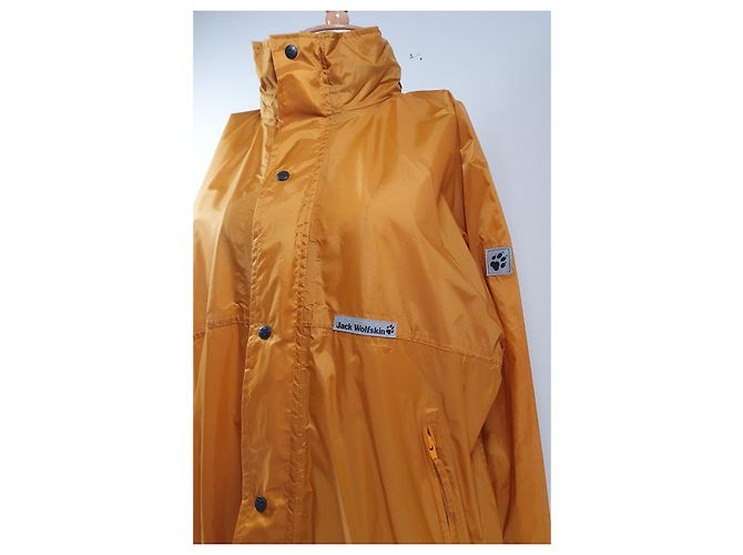 Autre Marque Jack Wolfskin Regenjacke Gelb Nylon L - Ansicht 2