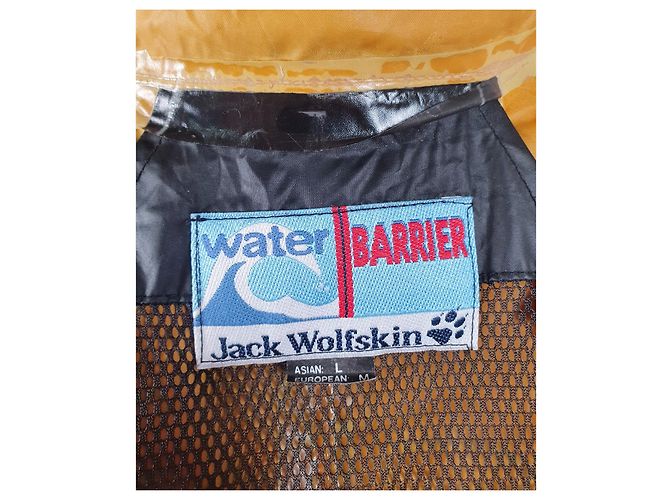 Autre Marque Jack Wolfskin Regenjacke Gelb Nylon L - Ansicht 8