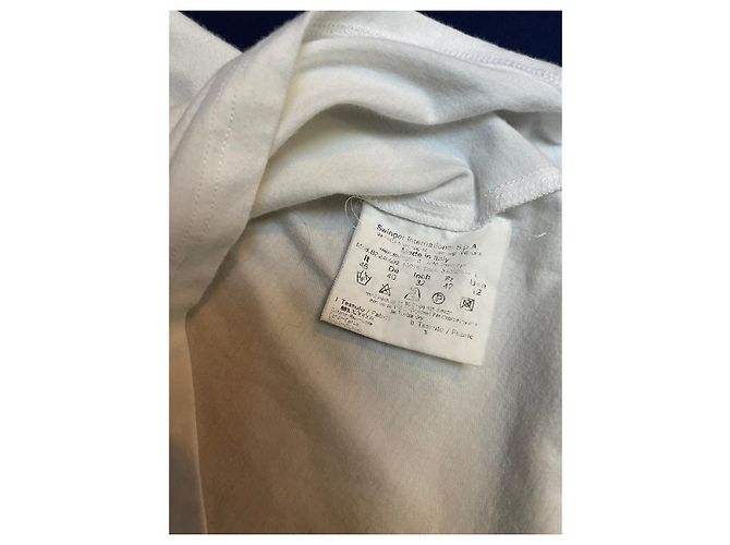 Camiseta blanca de algodón ROCCOBAROCCO con detalles dorados Blanco - vista 6