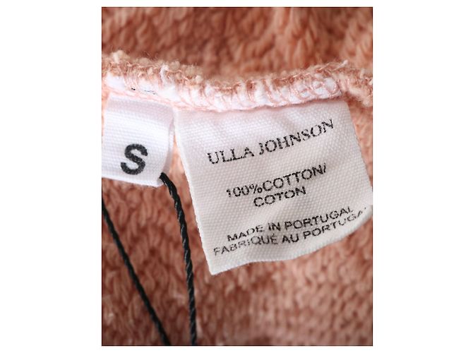 Vestido de punto con mangas abullonadas en algodón rosa de Ulla Johnson - vista 5