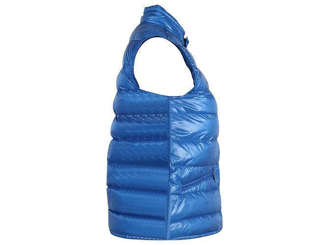 Chaleco Moncler Puffer en nailon azul - vista 2