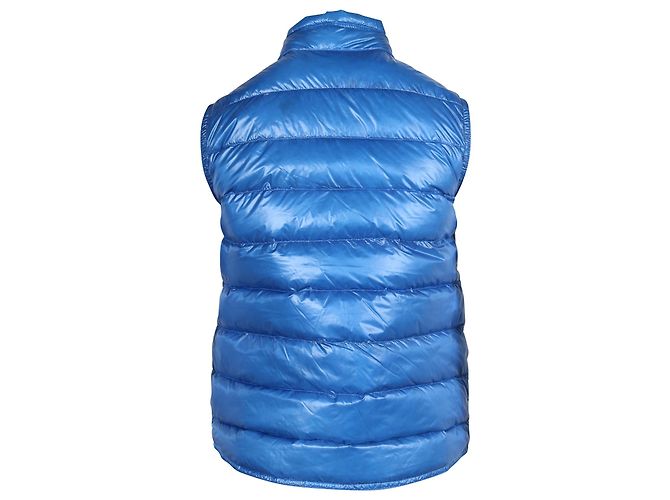 Chaleco Moncler Puffer en nailon azul - vista 3