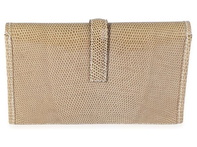Hermès Hermes Ficelle Lizard Mini Jige D'oro - vista 2