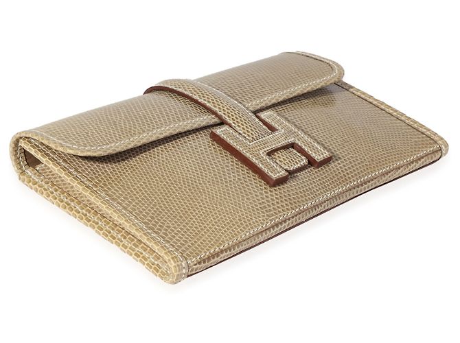 Hermès Hermes Ficelle Lizard Mini Jige D'oro - vista 5