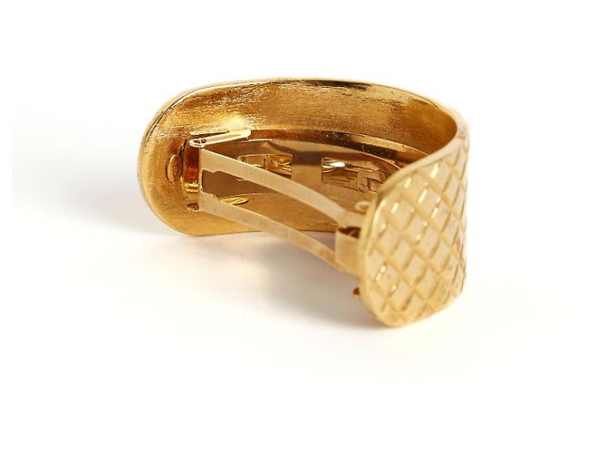 Chanel TIMELESS GOLDEN PONYTAIL HAIR CLIP Doré - vue 2