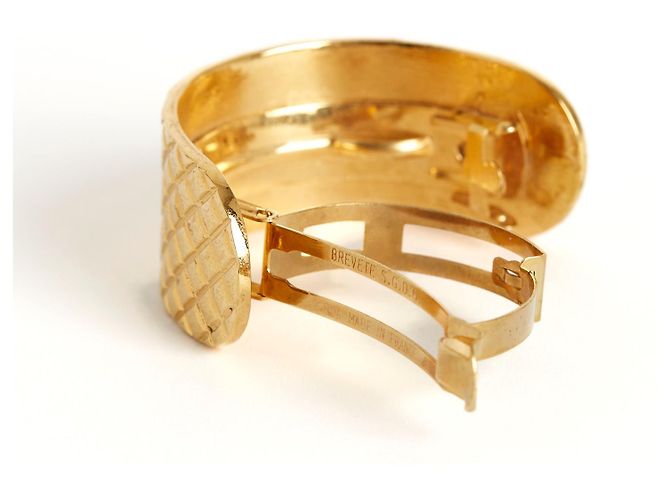 Chanel TIMELESS GOLDEN PONYTAIL HAIR CLIP Doré - vue 3