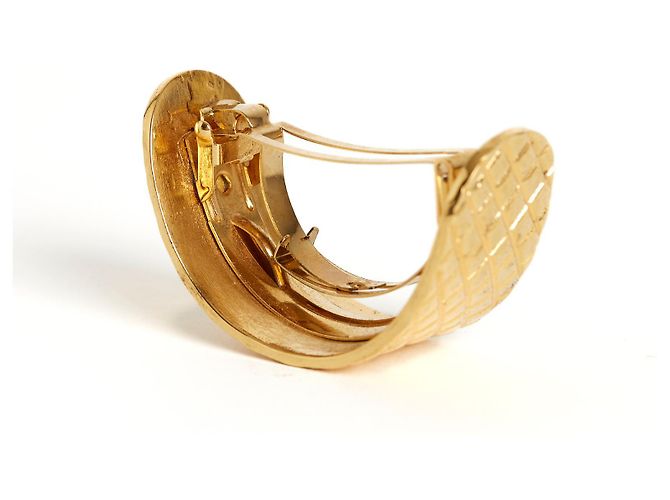 Chanel TIMELESS GOLDEN PONYTAIL HAIR CLIP Doré - vue 4