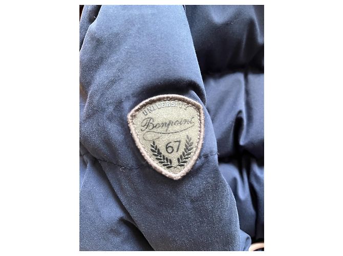 Piumino Bonpoint in piuma d'oca blu navy 4 anni - vista 3