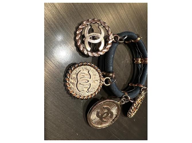 Chanel Armbänder Schwarz Golden - Ansicht 2