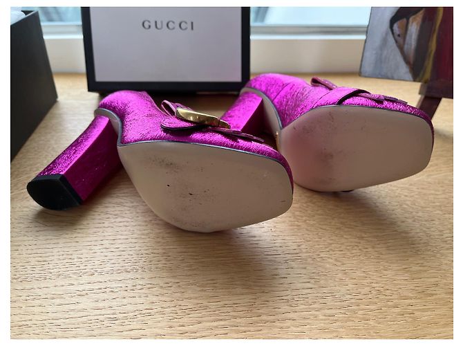 Décolleté Gucci nuove indossate una sola volta Rosa - vista 2