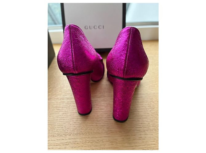 Décolleté Gucci nuove indossate una sola volta Rosa - vista 4
