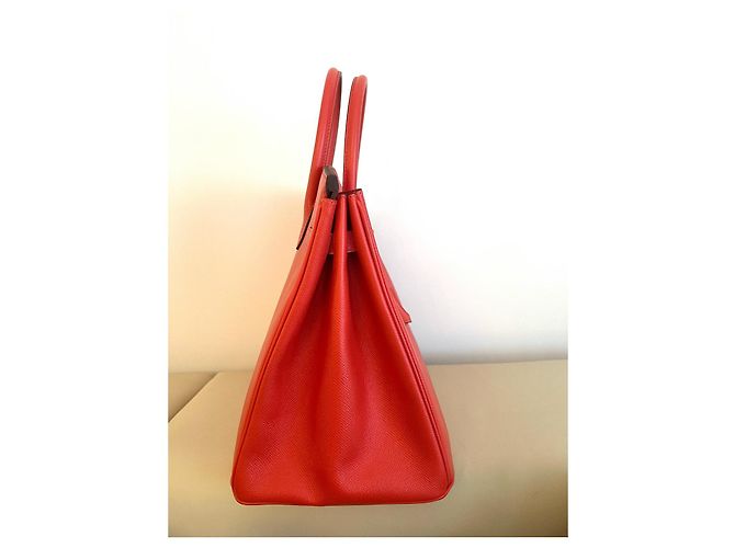 Hermès Birkin 35 epsom Rose Jaipur Rosa Rosso - vista 3