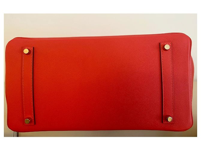 Hermès Birkin 35 epsom Rose Jaipur Rosa Rosso - vista 5