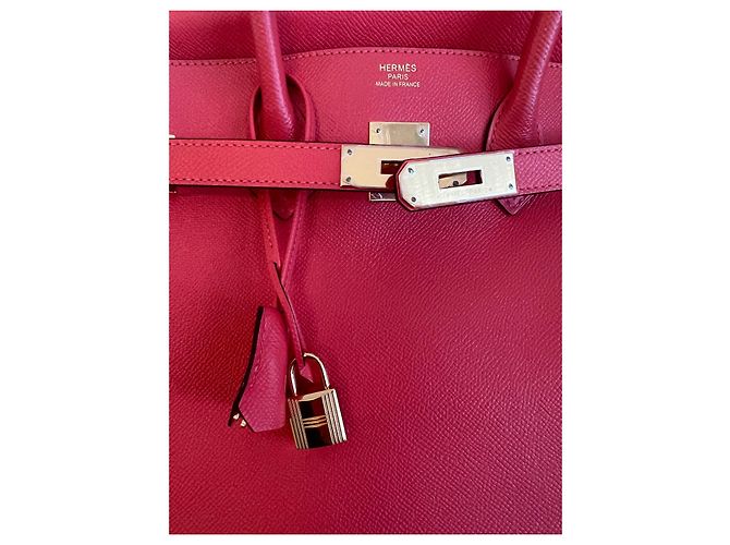 Hermès Birkin 35 epsom Rose Jaipur Rosa Rosso - vista 6