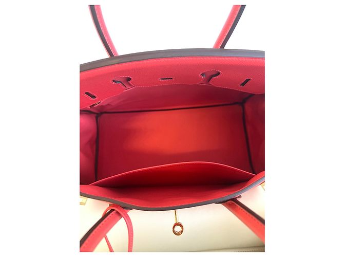 Hermès Birkin 35 epsom Rose Jaipur Rosa Rosso - vista 7