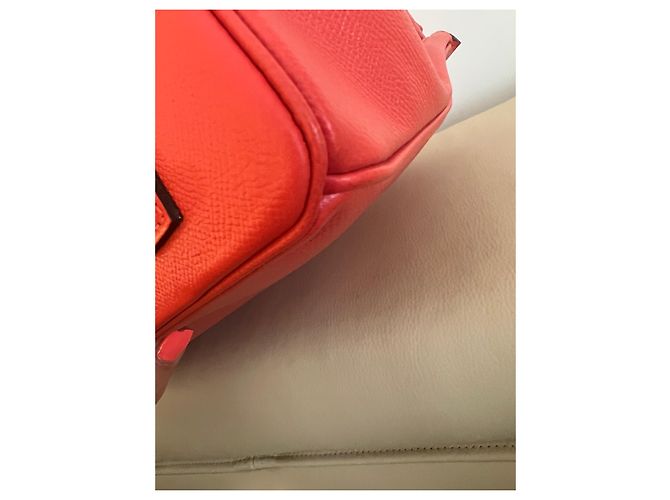 Hermès Birkin 35 epsom Rose Jaipur Rosa Rosso - vista 8