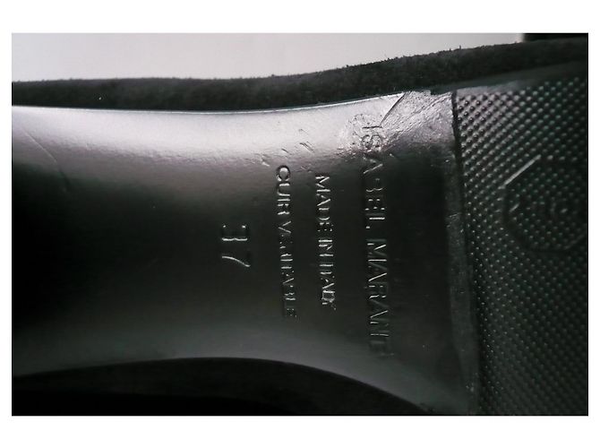 ISABEL MARANT ETOILE Nuovi stivali in camoscio nero Danae T37 IT - vista 11