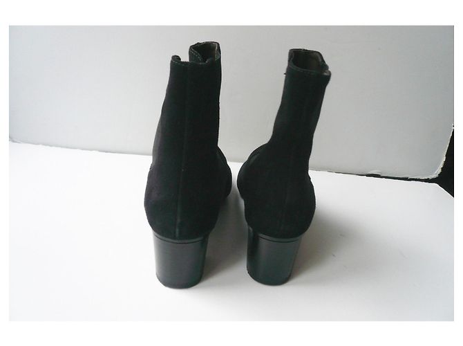 ISABEL MARANT ETOILE Nuovi stivali in camoscio nero Danae T37 IT - vista 9