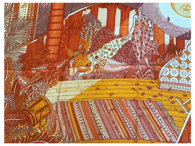 Hermès "atto III scena I La radura" Arancione - vista 14
