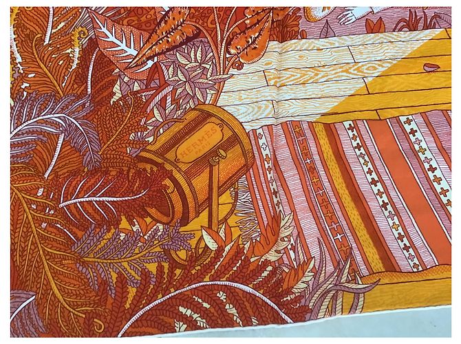 Hermès "atto III scena I La radura" Arancione - vista 4