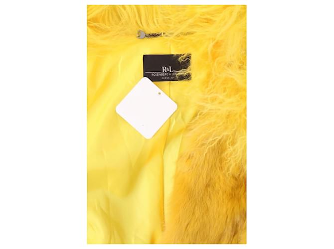 Abrigo de piel amarillo Rosenberg & Lenhart - vista 3
