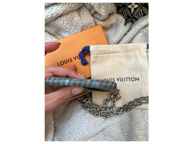 Collana con ologramma Kirigami LV Pop limitata di Louis Vuitton Blu - vista 6