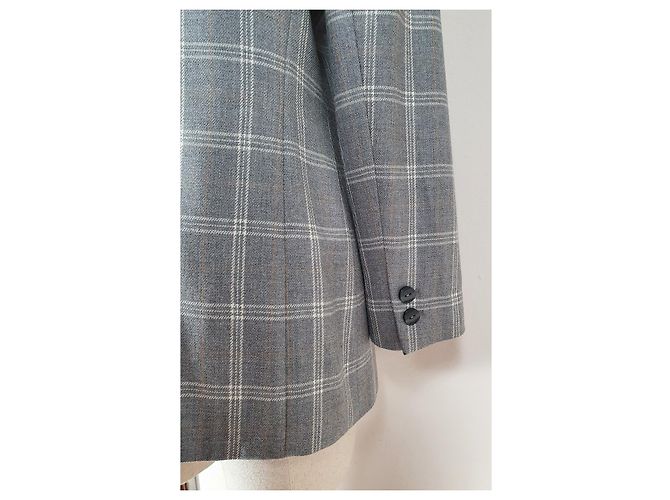 Escada Wollblazer Grau Mehrfarben - Ansicht 5