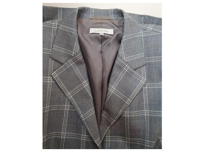 Escada Wollblazer Grau Mehrfarben - Ansicht 6
