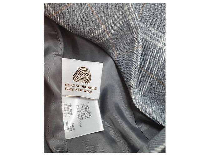 Escada Wollblazer Grau Mehrfarben - Ansicht 7