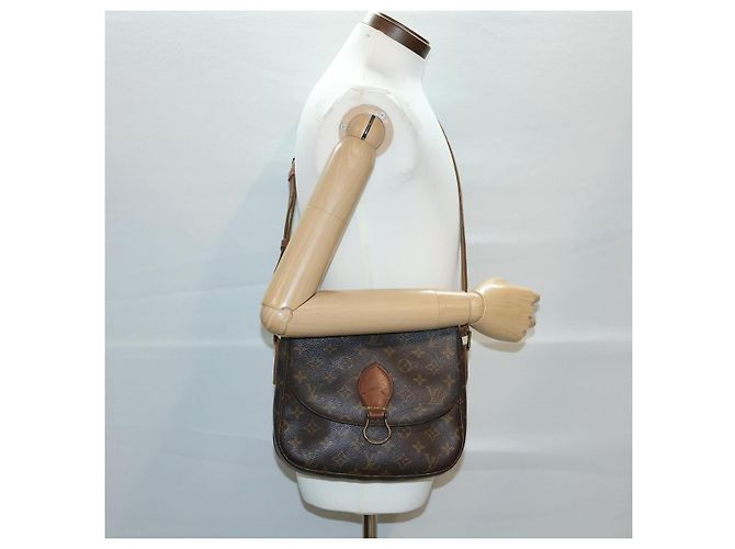 Saint-Cloud LOUIS VUITTON Monogram Saint Cloud GM Borsa a tracolla M51242 LV Auth em3133 Monogramma - vista 26