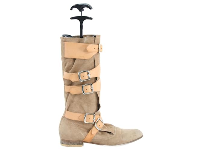 VIVIENNE WESTWOOD leather 'sack' boots 38